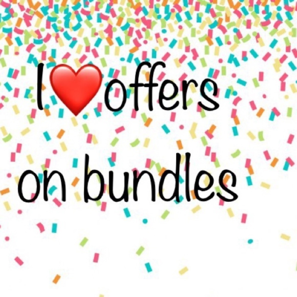 Bundle up what you like and make me an offer!!!